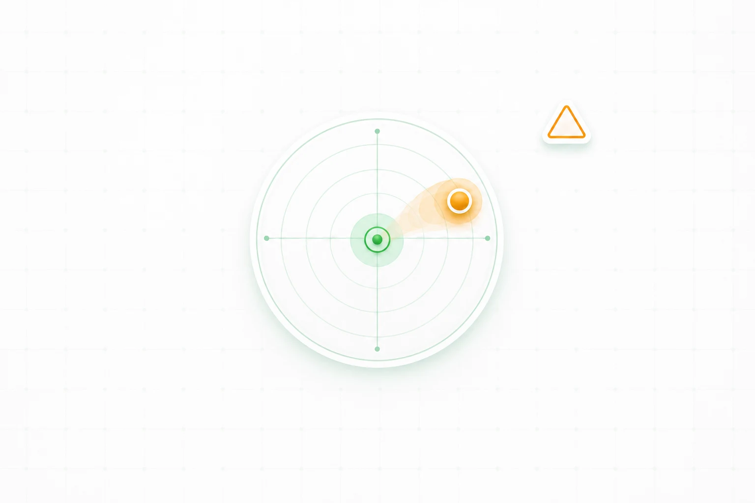Stick drift card illustration with a circular drift gauge and offset warning marker